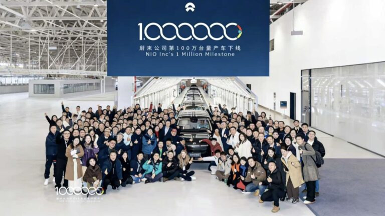 Nio покорила рубеж в 1 миллион автомобилей — нацелена на ежегодный рост продаж 40–50%