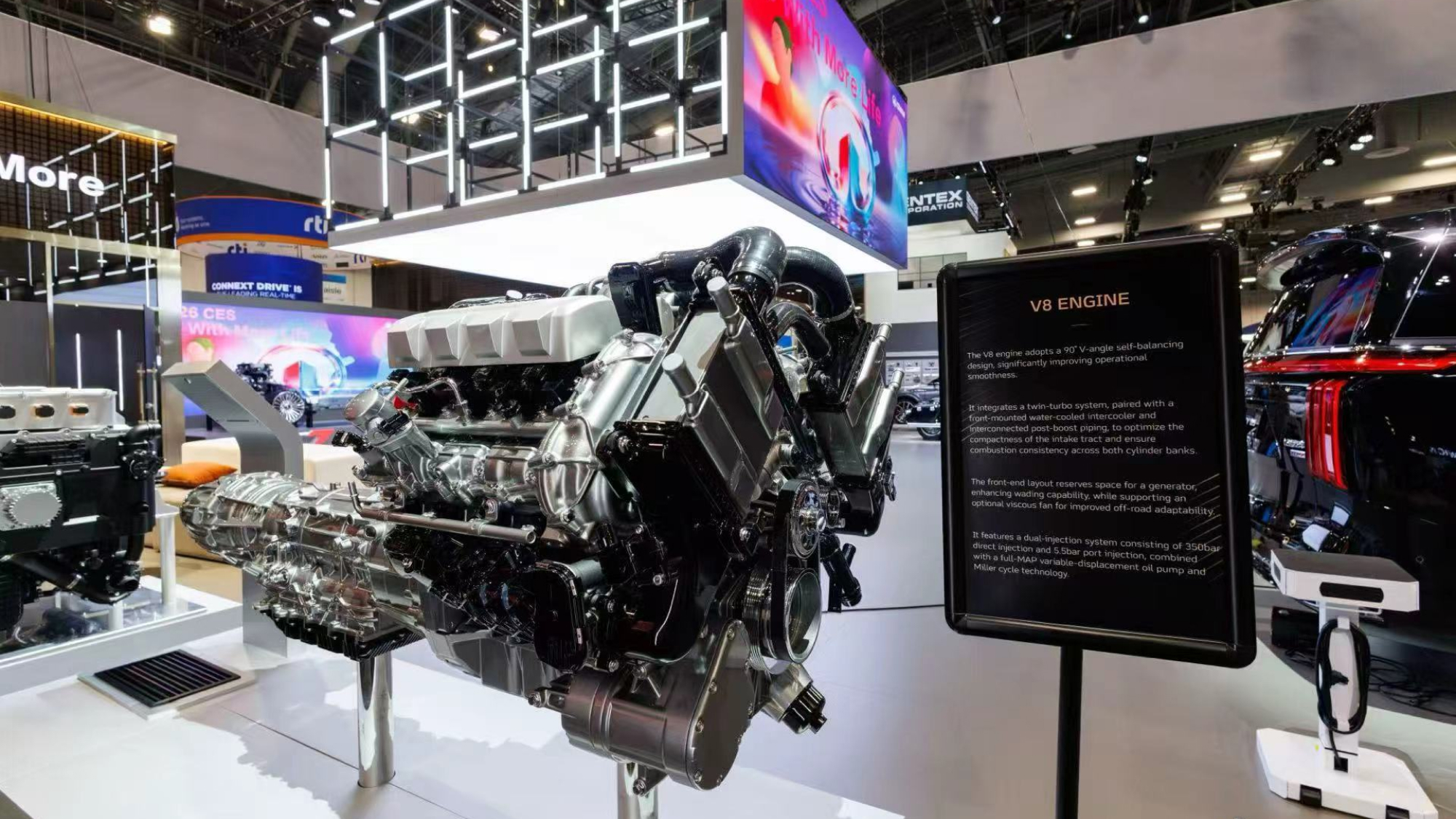 GWM впечатлил США: на CES 2026 показали 4‑литровый V8